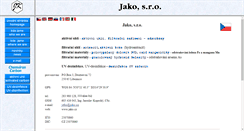 Desktop Screenshot of jako.cz