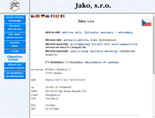 Tablet Screenshot of jako.cz